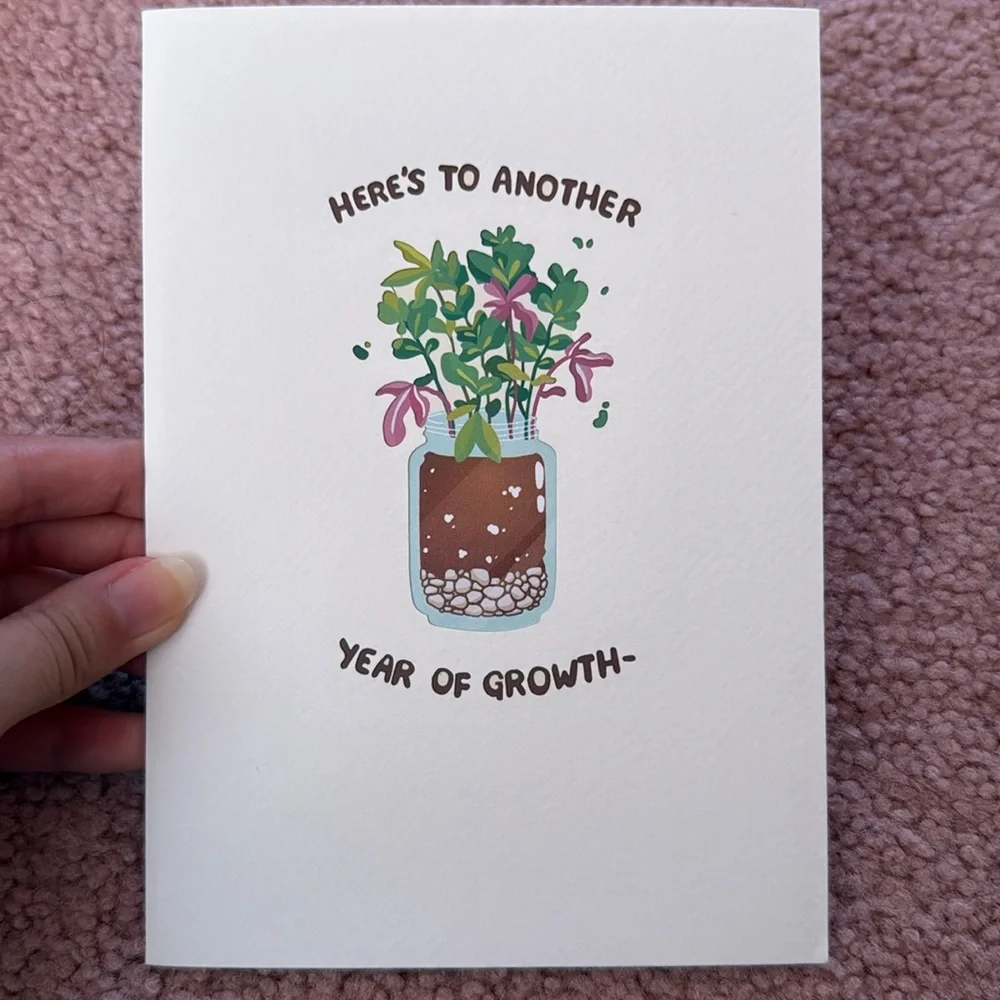 Happy Birthday Plants Card